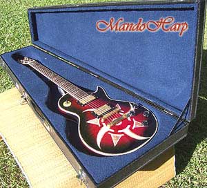 MandoHarp - 'Rotor' - Hand-Made Inlaid 6-Str Electric Guitar
