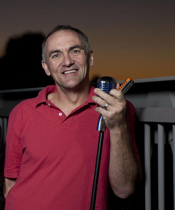 Michael Elliot at the Central Coast Blues Harp Showdown