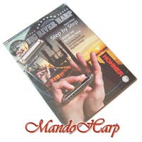 MandoHarp - Hohner Steve Baker 'Step by Step' Starter Set for Blues Harp - Includes Course Book, CD and Hohner Big River Harmonica