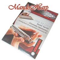 MandoHarp - Hohner 'Step by Step' Chromatic Instruction Set - Includes Course Book, CD and Hohner Super Chromonica
