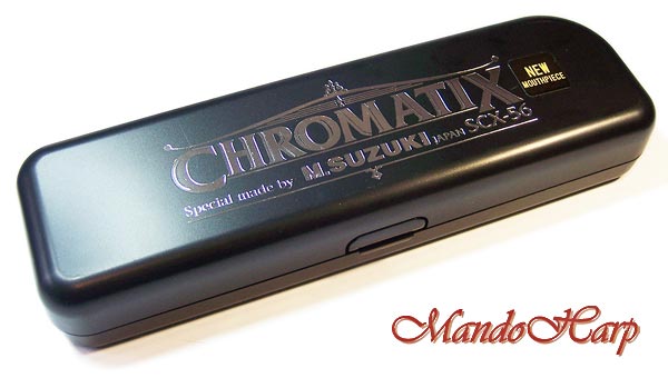 MandoHarp - Suzuki Chromatic Harmonica - SCX-56 'Chromatix' 14-Hole