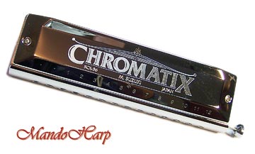 MandoHarp - Suzuki Chromatic Harmonica - SCX-56 'Chromatix' 14-Hole
