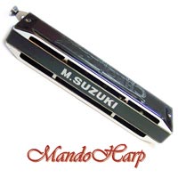 MandoHarp - Suzuki Chromatic Harmonica - SCX-56 'Chromatix' 14-Hole