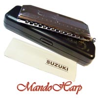 MandoHarp - Suzuki Chromatic Harmonica - SCX-56 'Chromatix' 14-Hole