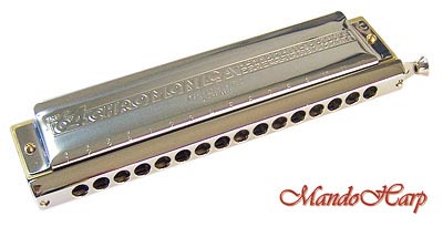 MandoHarp - Hohner Chromatic Harmonica - 280/64 Chromonica 16-Hole