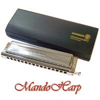 MandoHarp - Hohner Chromatic Harmonica - 280/64 Chromonica 16-Hole