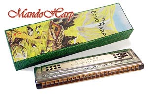MandoHarp - Hohner Tremolo Harmonica - 56/96 Echo Harp Double-Sided