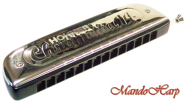 MandoHarp - Hohner Chromatic Harmonica - 255/48 Chrometta 12-hole