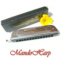 MandoHarp - Hohner Chromatic Harmonica - 255/48 Chrometta 12-hole