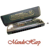 MandoHarp - Hohner Chromatic Harmonica - 255/48 Chrometta 12-hole