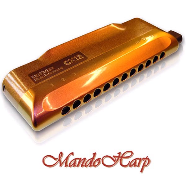 MandoHarp - Hohner Chromatic Harmonica - 7546/48/C CX-12 Jazz