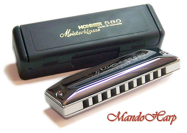 MandoHarp - Hohner Diatonic Harmonica - 580/20 Meisterklasse MS