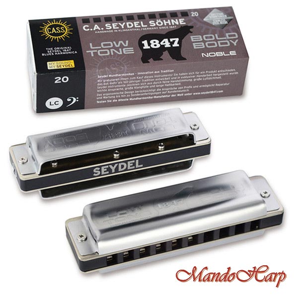 MandoHarp - Seydel Diatonic Harmonica - 16501Low 1847 Noble Low