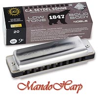 MandoHarp - Seydel Diatonic Harmonica - 16501Low 1847 Noble Low