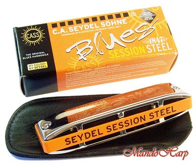 MandoHarp - Seydel Harmonica - 10301PD Session Steel PowerDraw