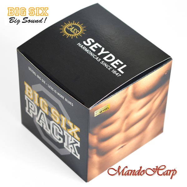 MandoHarp - Seydel Harmonicas - 16666_set Big Six Pack - KEYS A, Bb, C, D, F and G