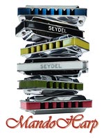 MandoHarp - Seydel Harmonicas - 16666_set Big Six Pack - KEYS A, Bb, C, D, F and G