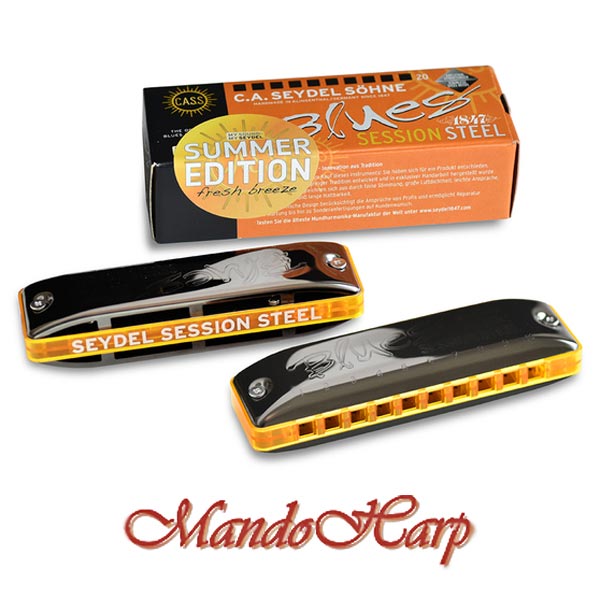 MandoHarp - Seydel Harmonica - 10301_S Session Steel Summer Edition