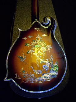 MandoHarp - 'Noose' Hand-Made F-5-Style Wide-Bodied Inlaid Mandolin (060020-MF)