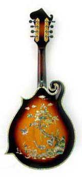 MandoHarp - 'Noose' Hand-Made F-5-Style Wide-Bodied Inlaid Mandolin (060020-MF)