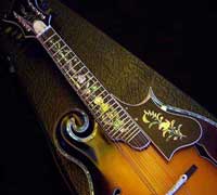MandoHarp - 'Noose' Hand-Made F-5-Style Wide-Bodied Inlaid Mandolin (060020-MF)