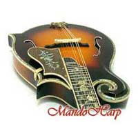 MandoHarp - 'Noose' Hand-Made F-5-Style Wide-Bodied Inlaid Mandolin (060020-MF)