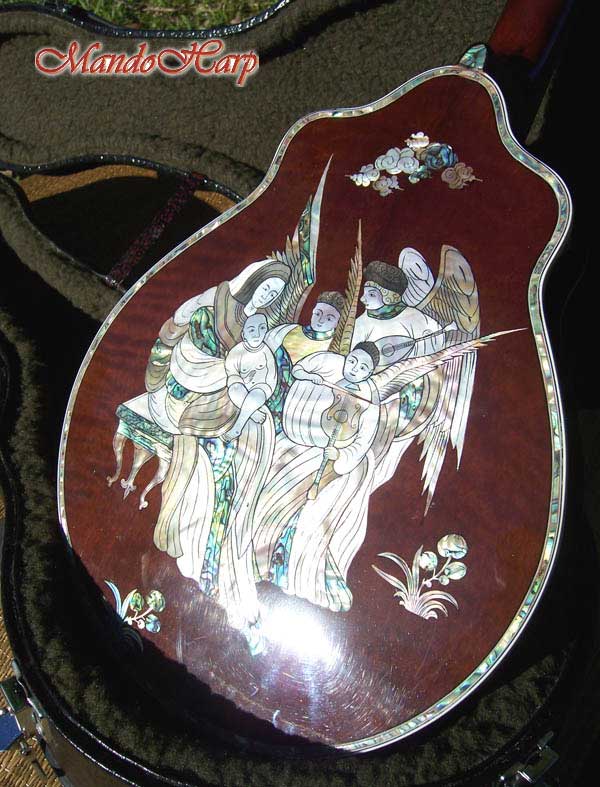 MandoHarp - 'Angels' Inlaid F-Hole Mandolin