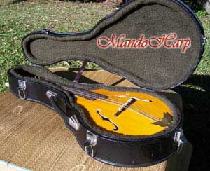 MandoHarp - 'Angels' Inlaid F-Hole Mandolin
