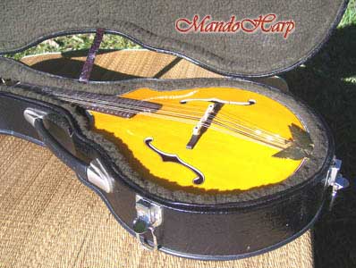 MandoHarp - 'Angels' Inlaid F-Hole Mandolin