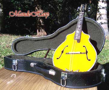 MandoHarp - 'Angels' Inlaid F-Hole Mandolin