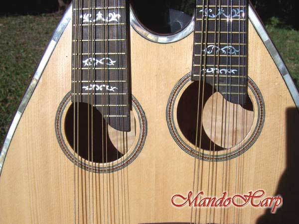 MandoHarp - Double Neck Mandolin/Mandola