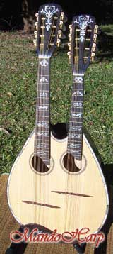 MandoHarp - Double Neck Mandolin/Mandola