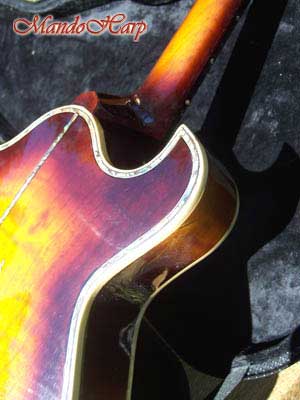MandoHarp - 'Floral Vines' Hand-Made F4-Style Inlaid Mandolin