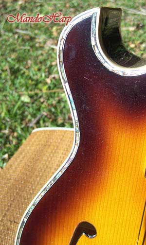 MandoHarp - 'Floral Vines' Hand-Made F4-Style Inlaid Mandolin
