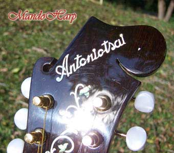 MandoHarp - 'Floral Vines' Hand-Made F4-Style Inlaid Mandolin