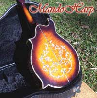 MandoHarp - 'Floral Vines' Hand-Made F4-Style Inlaid Mandolin