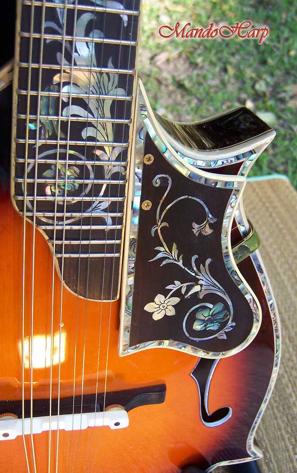MandoHarp - Hand-Made Inlaid F5 Mandolin