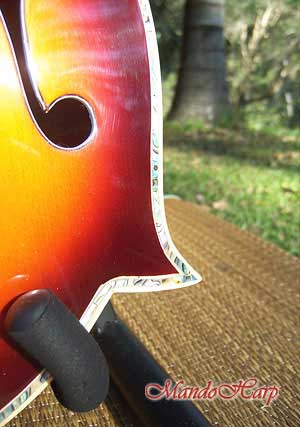 MandoHarp - Hand-Made Inlaid F5 Mandolin