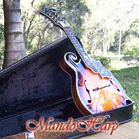 MandoHarp - Hand-Made Inlaid F5 Mandolin
