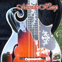 MandoHarp - 'Floral Vines' Hand-Carved Inlaid F5-Style Mandolin