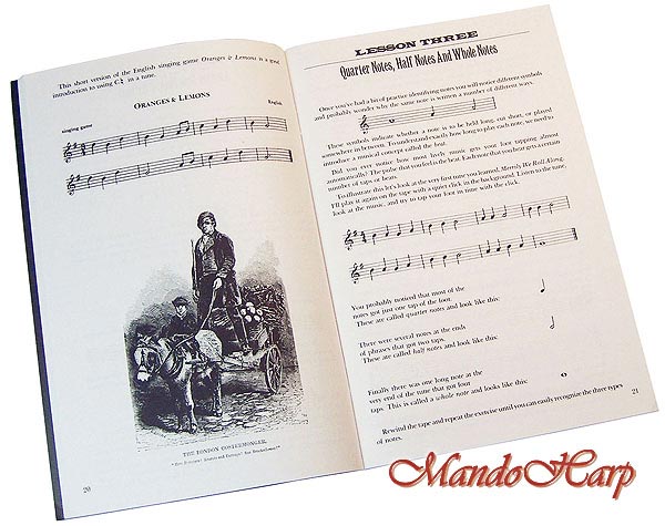 MandoHarp - Clarke Tutor Book and CD for Tin Whistle