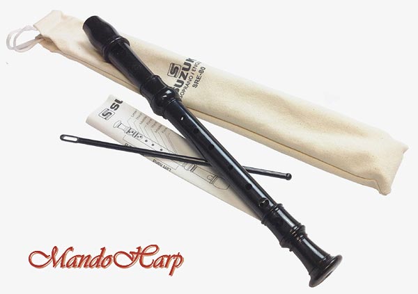 MandoHarp - Suzuki Recorder - SRE-80 Soprano