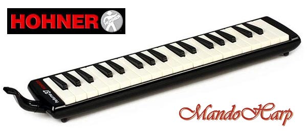 MandoHarp - Hohner Melodica - 943312 Performer 37 Student Series Alto + Soprano
