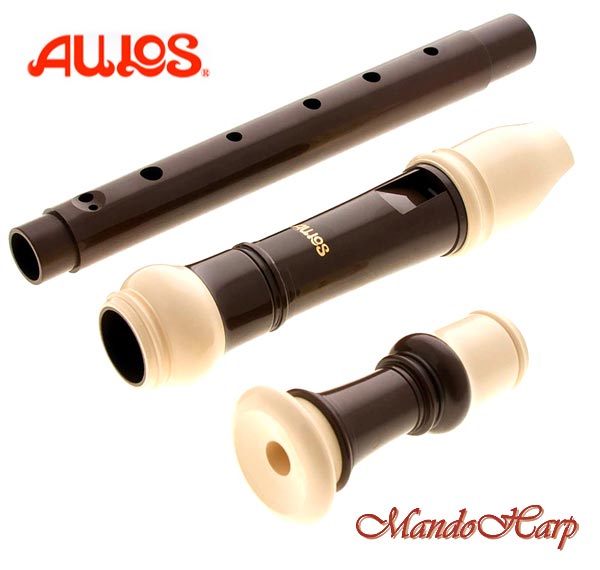 MandoHarp - Aulos Recorder - 709B-E Haka Series Alto/Treble