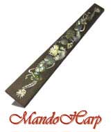 MandoHarp - Mandolin Part - Inlaid Fretboard