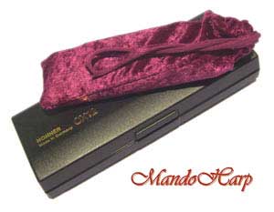 MandoHarp - Velvet Instrument Bags for Chromatic Harmonicas