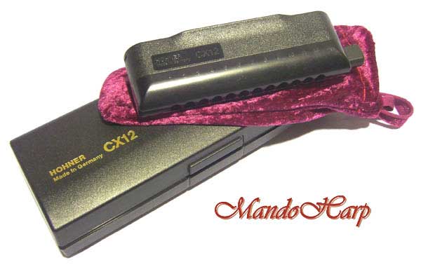 MandoHarp - Velvet Instrument Bags for Chromatic Harmonicas