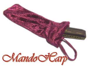 MandoHarp - Velvet Instrument Bags for Diatonic Harmonicas