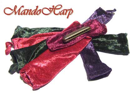 MandoHarp - Velvet Instrument Bags for Diatonic Harmonicas