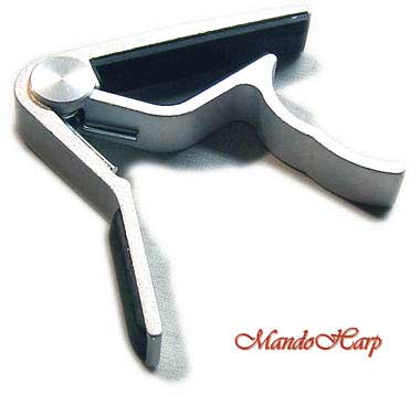 MandoHarp - Heavy Duty, Spring-Loaded, Lever-Action Capo